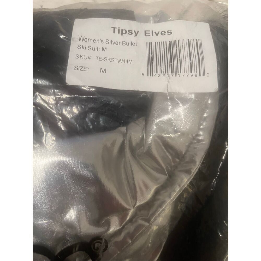 Tipsy Elves Women’s Silver Bullet Snowsuit NEW NWT - Picture 8 of 9